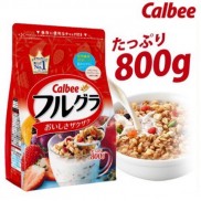 Ngũ cốc Calbee 800gr màu đỏ - Nhật Bản[Date 1/2022]